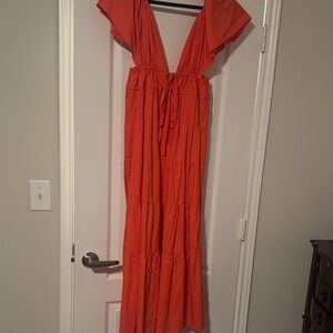 NWT o.p.t orange dress